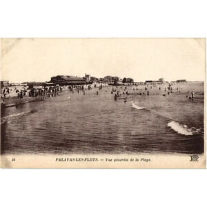 PALAVAS-LES-FLOTS - Vue générale de la Plage Postcard